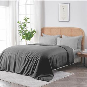 NEW SIJO Premium 100% Austrian Eucalyptus Lyocell Tencel Duvet Cover Silky Soft